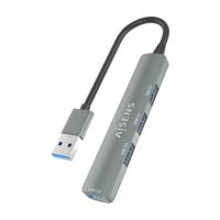 Hub USB Aisens A106-0859 Grijs (1 Stuks) - thumbnail