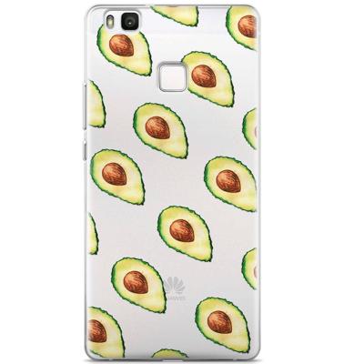 Huawei P9 Lite transparant hoesje - Avocado