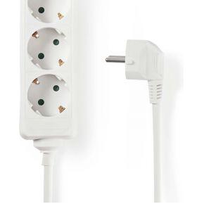 Nedis EXSO315F1WT Stekkerdoos Beschermend Contact 3-weg 1,5 M Wit
