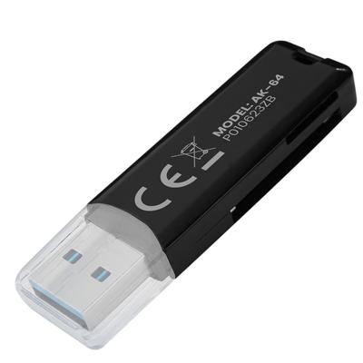 SAVIO SD-kaartlezer, USB 3.0, AK-64