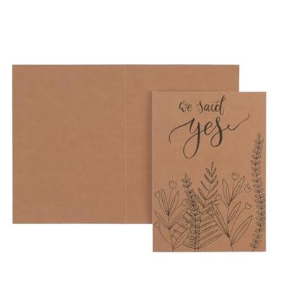 Florence • kaarten 300g 10,5x14,8cm kraft 100x