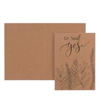 Florence • kaarten 300g 10,5x14,8cm kraft 100x - thumbnail