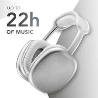 Music Sound | Bluetooth-hoofdtelefoon Maxi2 | Hoofdtelefoon on Ear Bluetooth 5.0 - Play Time 22h - Opladen 1,5 uur - Geïntegreerde microfoon - Bedieningselementen op het paviljoen en verstelbare - thumbnail