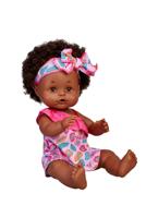 Nenuco Afro-stijl pop 35 cm - Drinkt en plast - Voor kinderen vanaf 2 jaar - thumbnail