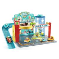 Crazy motors garage DJECO meerkleurig - thumbnail