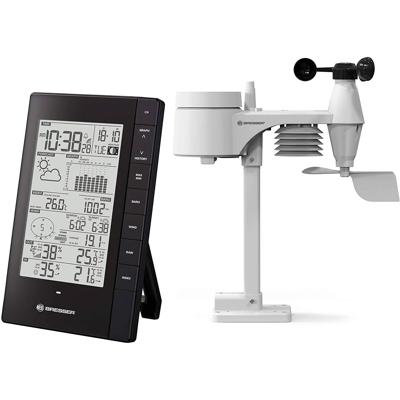 Bresser weerstation PC 5-in-1 19 cm zwart 3-delig