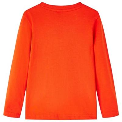 Kindershirt met lange mouwen winner-print 104 felroranje