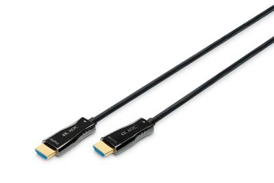 Digitus AK-330125-100-S HDMI-kabel HDMI / Glasvezel Aansluitkabel HDMI-A-stekker, HDMI-A-stekker 10.00 m Zwart 4K UHD Digitus AK-330125-100-S HDMI-kabel HDMI / Glasvezel Aansluitkabel HDMI-A-stekker, HDMI-A-stekker 10.00 m Zwart 4K UHD