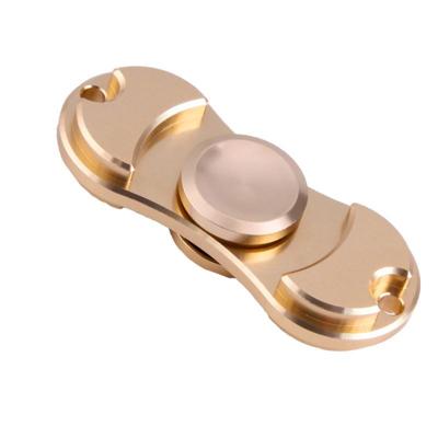 Fidget Spinner Speeltje tegen stress en angst voor kinderen en volwassenen, 3 Minuten Rotatie Tijd, Aluminium legering met kleine metalen balletjes, T