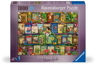 Ravensburger legpuzzel vintage tuinboeken, 1000st.