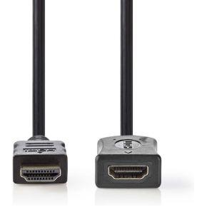 High Speed HDMI-kabel met Ethernet | HDMI-connector - HDMI female | 5,0 m | Zwart High Speed HDMI-kabel met Ethernet | HDMI-connector - HDMI female | 5,0 m | Zwart