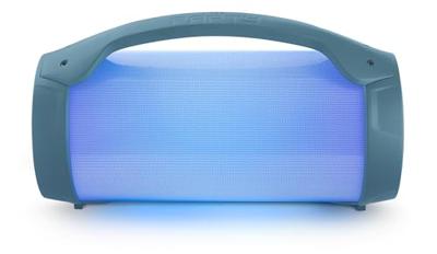 BIGBEN PARTYBTLITEDB - Draadloze lichtspeaker - Bluetooth - Inclusief microfoon - Lichteffecten - 50W - Donkerblauw