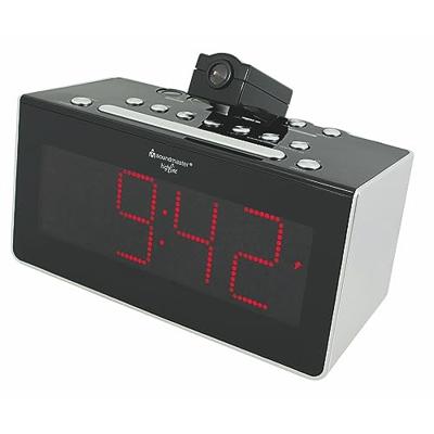 Soundmaster FUR6005 radiografisch bestuurde wekkerradio met projectie, infarotsensor, IR-sensor, radiogestuurde wekker, projectiewekker