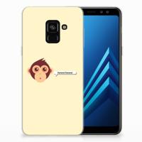 Samsung Galaxy A8 (2018) Telefoonhoesje met Naam Monkey - thumbnail
