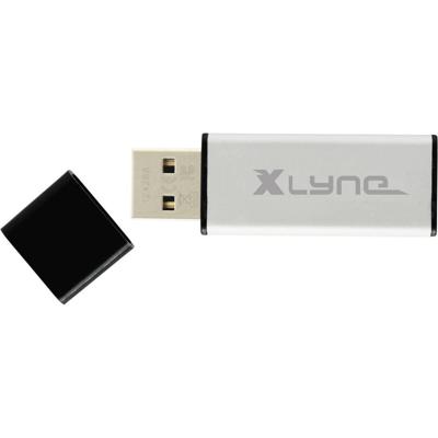 xlyne ALU USB flash drive 16 GB USB Type-A 2.0 Zwart, Zilver