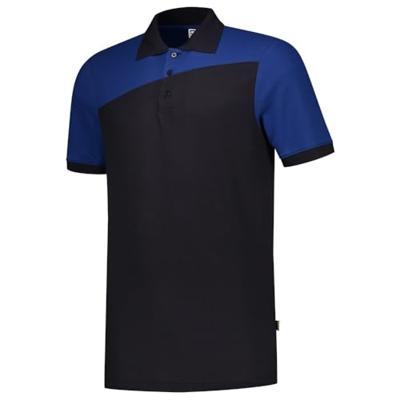 Tricorp Workwear 202006 Bicolor Naden unisex poloshirt Marine blauw Koningsblauw 3XL