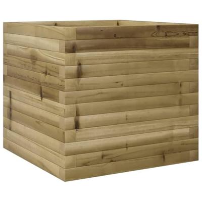 VidaXL Plantenbak 50x50x45,5 cm geïmpregneerd grenenhout