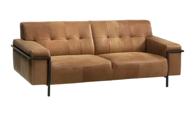 2,5 zitsbank Le Garage (Metalux) - Cowboy Rust