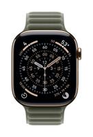 Apple Watch Band - Magnetic Link - 46 mm - Groengrijs - S/M - thumbnail