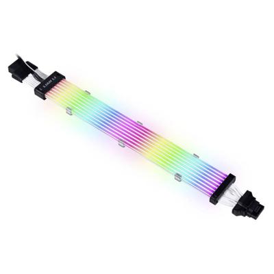 Lian Li Strimer Plus V2 12VHPWR 16- zu 16-Pin Verlängerung - 320mm, 8 LED-Bahnen