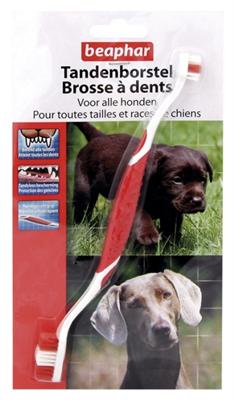 Beaphar tandenborstel voor hond en kat 2 stuks - thumbnail