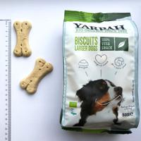 Yarrah biologische vegan hondenkoekjes voor grotere honden 500gr - thumbnail
