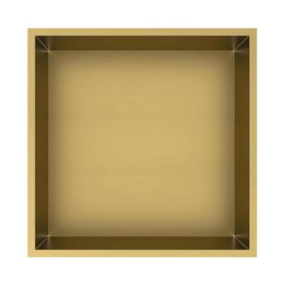 Best Design Inbouwnis Kaya 30.5x30.5x7 cm Mat Goud