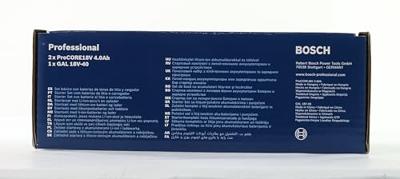 Bosch Professional Starterset 2x Accu 18V 4.0Ah ProCORE18V AMPShare + Lader GAL 18V-40 - 1600A01BA3 - thumbnail