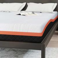 Matrassen Wit, Grijs 160 x 200 cm 100% polyester jacquard stof - thumbnail