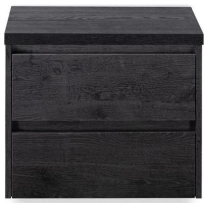 Dante Badmeubelset 60 cm - Black Oak - Wastafelbovenblad