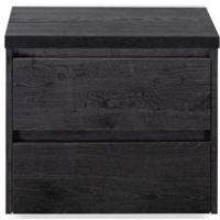 Dante Badmeubelset 60 cm - Black Oak - Wastafelbovenblad - thumbnail