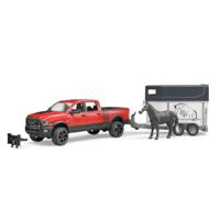 Bruder Dodge Ram 2500 Power Wagon met paardentrailer - thumbnail