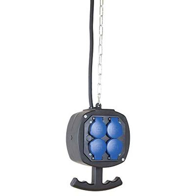AS Schwabe 60973 8-voudig Stopcontactsplitter Zwart