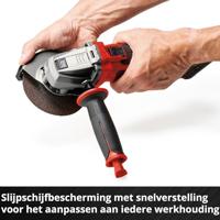 Einhell TE-AG 18/115-2 Li 4431166 Haakse accuslijper 115 mm Zonder accu, Zonder lader 18 V - thumbnail