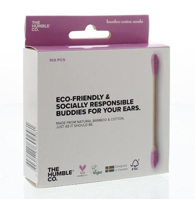 The Humble Co. Bamboe wattenstaafjes - roze