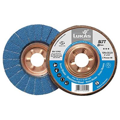 LUKAS-ERZETT A27201250400045A Lamellenschuurschijf Diameter 125 mm Boordiameter 22.23 mm 10 stuk(s)