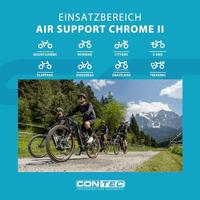 CONTEC minipomp "air support chrome ii" ct mini pump air support chrome sil./black - thumbnail