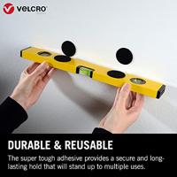 VELCRO® Klittenband punten Om vast te plakken Haak- en lusdeel, Extra sterk (Ø) 45 mm Zwart 12 stuk(s) - thumbnail