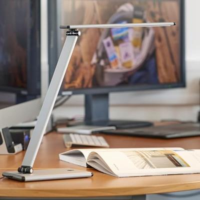 Bureaulamp unilux terra led grijs