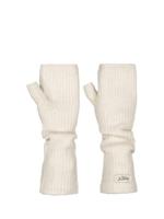Barts Darty Fingerless Want Dames Cream One Size - thumbnail