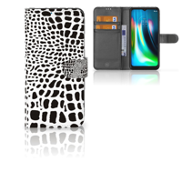 Motorola Moto G9 Play | E7 Plus | Telefoonhoesje | Met pasjeshouder | Slangenprint - thumbnail