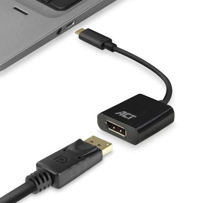 ACT USB-C naar Displayport 0,15m ACT USB-C naar Displayport 0,15m