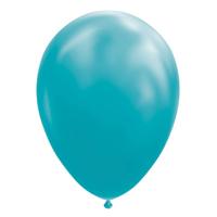 Globos Ballonnen turquoise, 30cm, 10st. - thumbnail