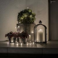 Konstsmide LED Kerstverlichting buiten - Amber 2200K - Frosted - koppelbaar - 50 LEDs - 5 meter - thumbnail