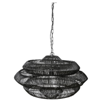 PTMD hanglamp jeff zwart 69 cm | 2 stuks - thumbnail