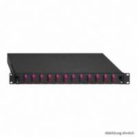 Rutenbeck 12 x SC-D OM3 aqua Glasvezel-splitterbox 12 poorten 1 HE - thumbnail