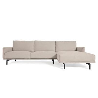 Kave Home 3-zits Loungebank 'Galene' Rechts, kleur Beige Kave Home 3-zits Loungebank 'Galene' Rechts, kleur Beige