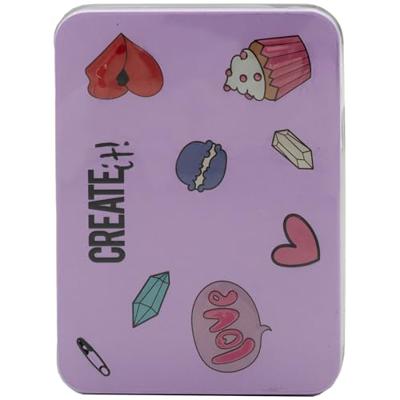 Canenco beauty oogschaduw en nagellak blikje paars