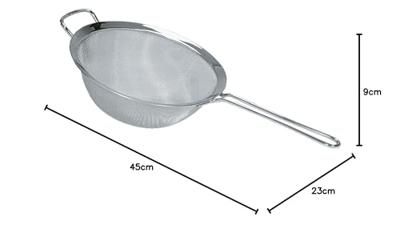 GEFU - Zeven - Zeef 23cm RVS