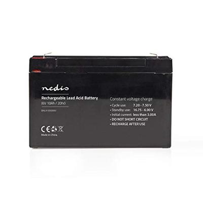Oplaadbare Loodzuuraccu 6V | 10 000 mAh | 151 x 50 x 95 mm